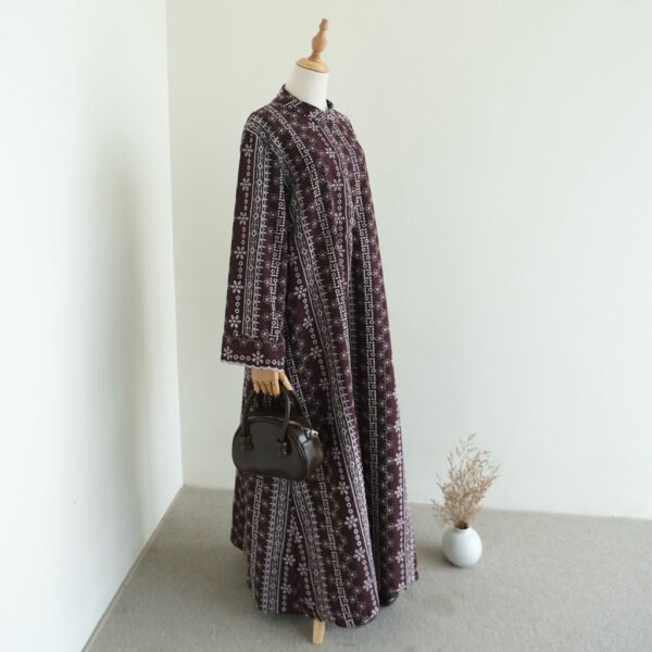 ByMeldev Mahira Raya Dress Gamis Katbol Lebaran Busui Friendly