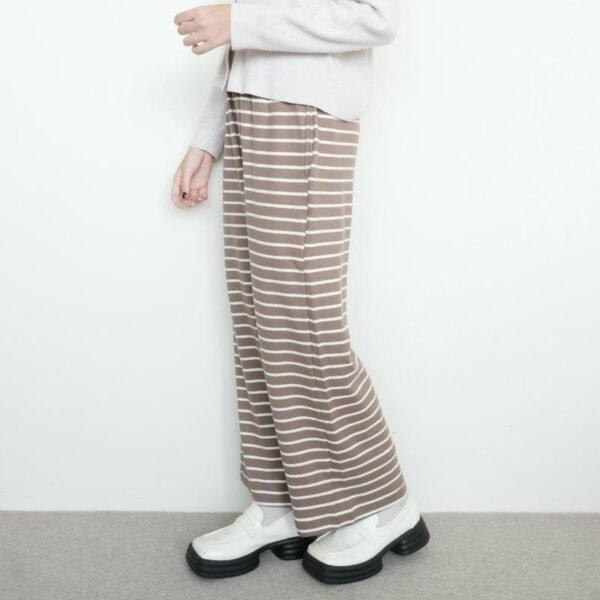 ByMeldev Basic Stripes Cullote Celana Knit Rumahan