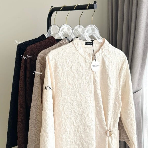 ByMeldev Floral 3D Raya Dress Lebaran (FREE BROS)