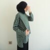 Bymeldev Stripes Top Kaos Lengan Panjang Salur Nonbusui dan Busui