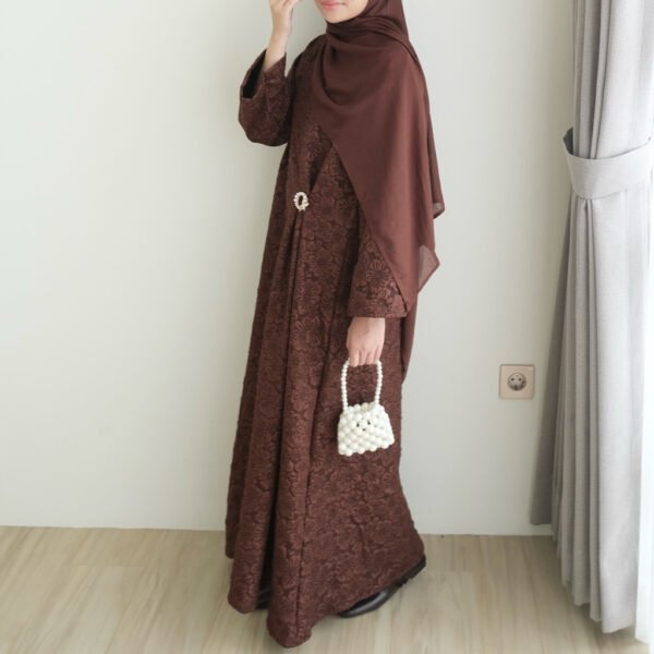 ByMeldev Floral 3D Raya Dress Lebaran (FREE BROS)