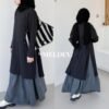 ByMeldev Rib Long Slit Tunik Busui Nonbusui