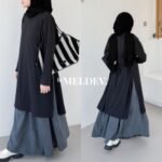 ByMeldev Rib Long Slit Tunik Busui Nonbusui