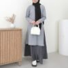 ByMeldev Rib Long Slit Tunik Busui Nonbusui