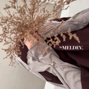 ByMeldev Starry Knit Dress Busui Nonbusui Abaya