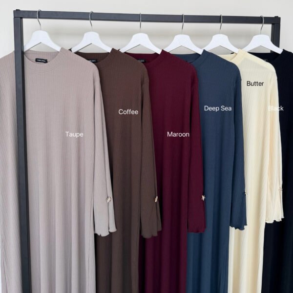 ByMeldev Starry Knit Dress Busui Nonbusui Abaya