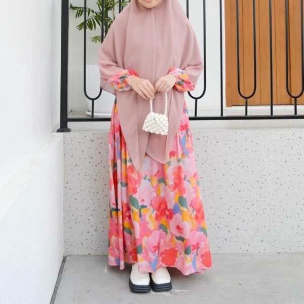ByMeldev Dreamy Dress Gamis Rayon Daster Panjang