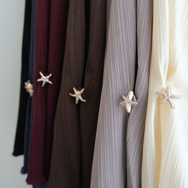 ByMeldev Starry Knit Dress Busui Nonbusui Abaya