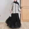 ByMeldev Heart Embroidery Blouse