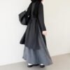 ByMeldev Rib Long Slit Tunik Busui Nonbusui