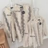 ByMeldev Heart Embroidery Blouse
