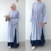 ByMeldev Zara Crush Maxi Tunik Abaya Serut