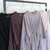 ByMeldev Zara Crush Maxi Tunik Abaya Serut