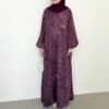IMG_3802 ByMeldev Balqis Oversized Dress Abaya Motif Wash Busui Nonbusui
