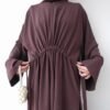 ByMeldev Zara Crush Maxi Tunik Abaya Serut