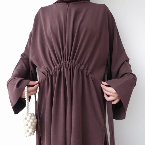 ByMeldev Zara Crush Maxi Tunik Abaya Serut