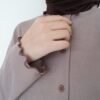 ByMeldev Haira Knit Cardigan Basic Rib Knit Outer