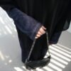 ByMeldev Denim Knit Oversize Abaya Dress