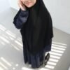 ByMeldev Denim Knit Oversize Abaya Dress