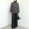 ByMeldev Ruffle Heart Blouse Atasan Plisket Rempel Busui Bumil