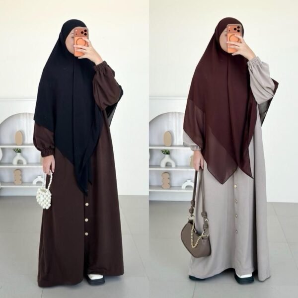 ByMeldev Moony Oversized Abaya Dress Syar’i