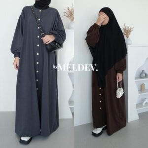 ByMeldev Moony Oversized Abaya Dress Syar’i