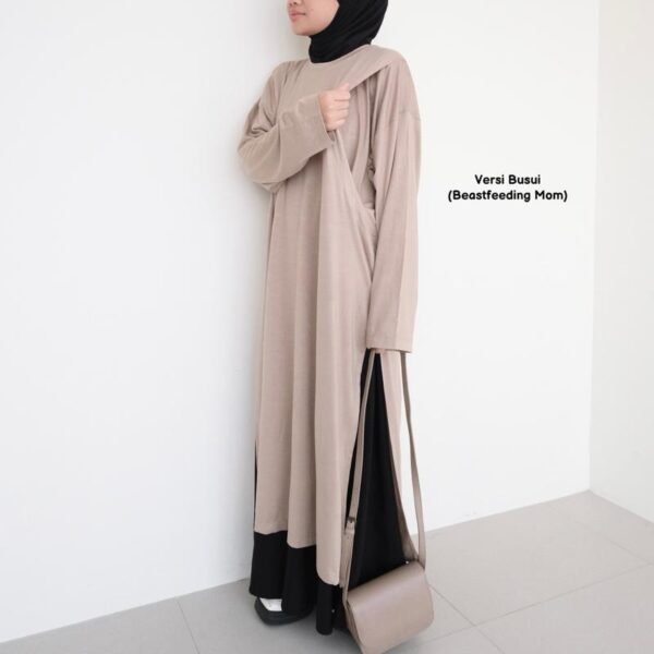 ByMeldev Basic Oversized Rayon Tunik Polos Busui Bumil Friendly Sportware