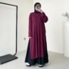 ByMeldev Basic Oversized Rayon Tunik Polos Busui Bumil Friendly Sportware