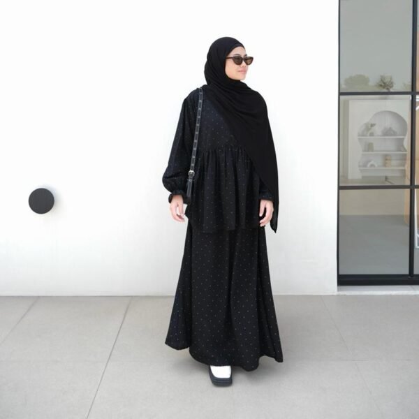 ByMeldev Polka Series Blouse & Skirt Setelan Rok Set