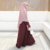 ByMeldev Kala Stripes Button Maxi Dress Abaya Salur Muslim Umroh Busui Nonbusui Jumbo