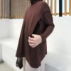 ByMeldev Knit Batwing Oversized Top Atasan Batwing Busui Nonbusui