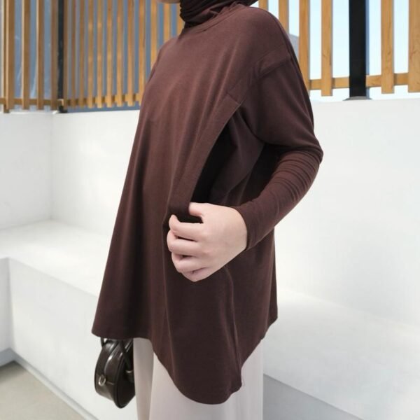ByMeldev Knit Batwing Oversized Top Atasan Batwing Busui Nonbusui