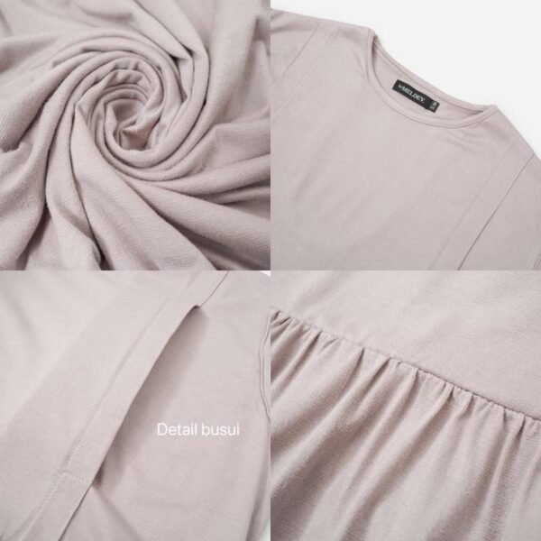 ByMeldev Ruffle Inner Series Top Tunik Dress Dalaman Outer Cardigan Busui Nonbusui