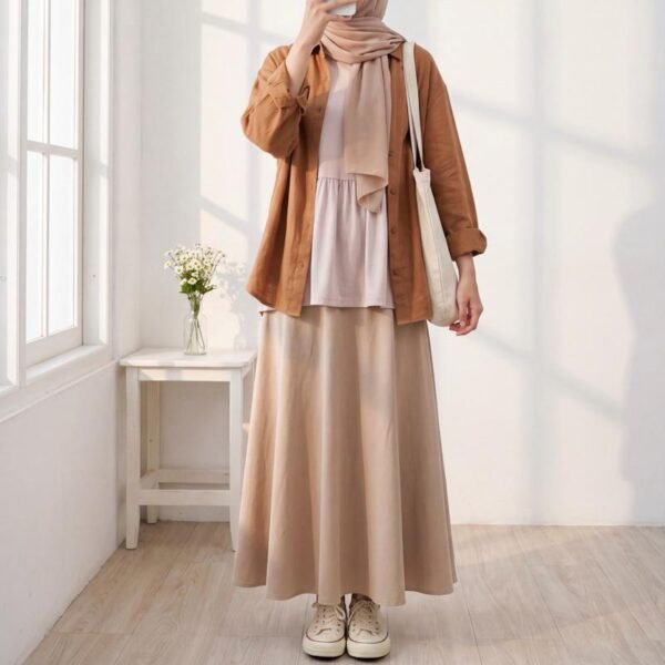 ByMeldev Ruffle Inner Series Top Tunik Dress Dalaman Outer Cardigan Busui Nonbusui