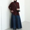ByMeldev Knit Batwing Oversized Top Atasan Batwing Busui Nonbusui