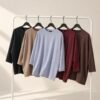 ByMeldev Knit Batwing Oversized Top Atasan Batwing Busui Nonbusui